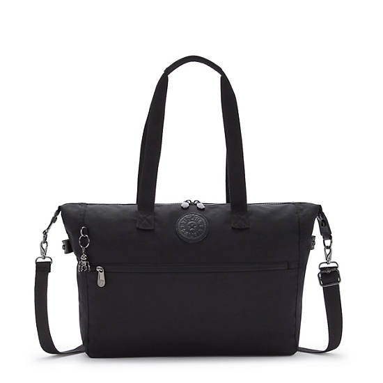 Kipling Ilia Tote Bag Laptop Táska Fekete | HU 1300BE